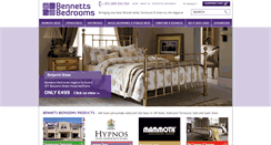 Desktop Screenshot of bennettsbedrooms.com